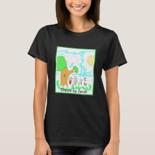 Camiseta Adicione a Trabalho de arte do seu Filho a isto