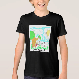 Camiseta Adicione a Trabalho de arte do seu Filho a isto