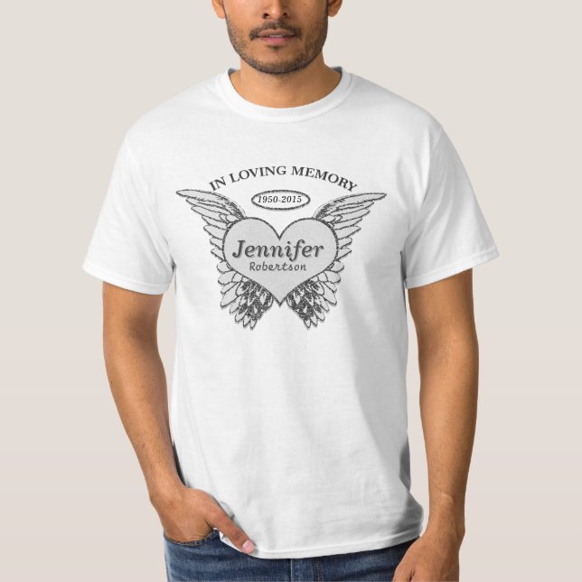 Camiseta Adicione as asas conhecidas do anjo (Frente)