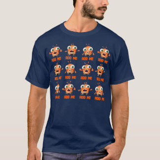 Camiseta Adicione-me! Com logotipo