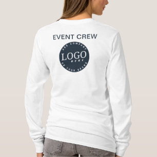 Camiseta Adicione o logotipo da sua empresa Endereço de fun