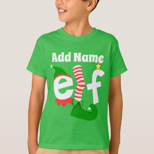 Camiseta Adicione o nome o Natal do duende - personalizado