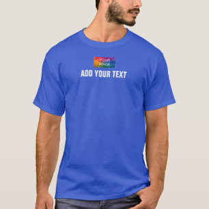 Camiseta Adicione o Texto da Imagem do Seu Logotipo Camiset