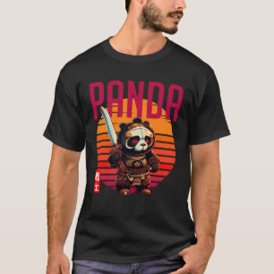 Camiseta Adicione Samurai Panda à Arte Japonesa