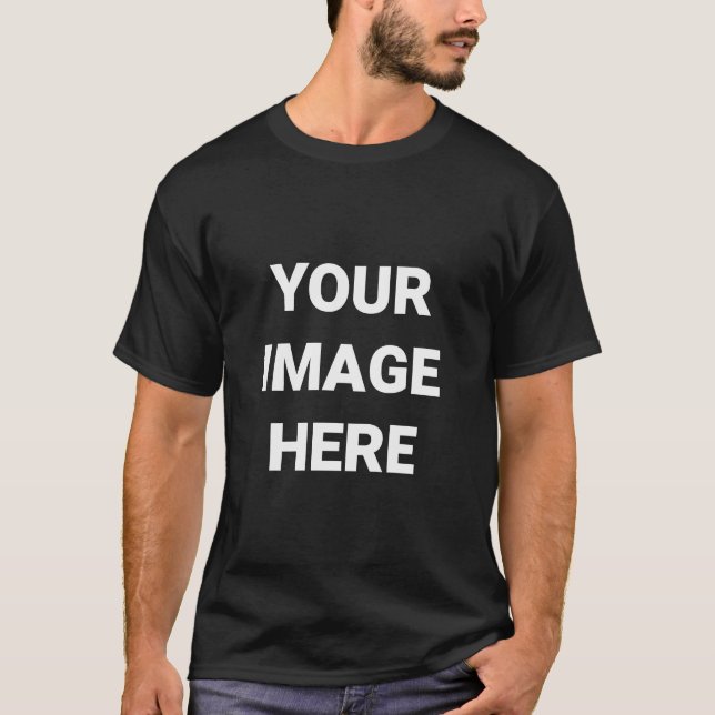 Camiseta Adicione seu Design de imagem (Frente)
