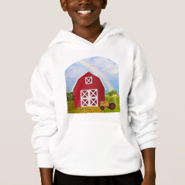 Camiseta Adicione seu nome ao Red Barn com o Blue Sky