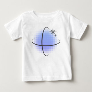 Camiseta Adicione Seu Próprio Texto: Retro Ponto Atômico Az