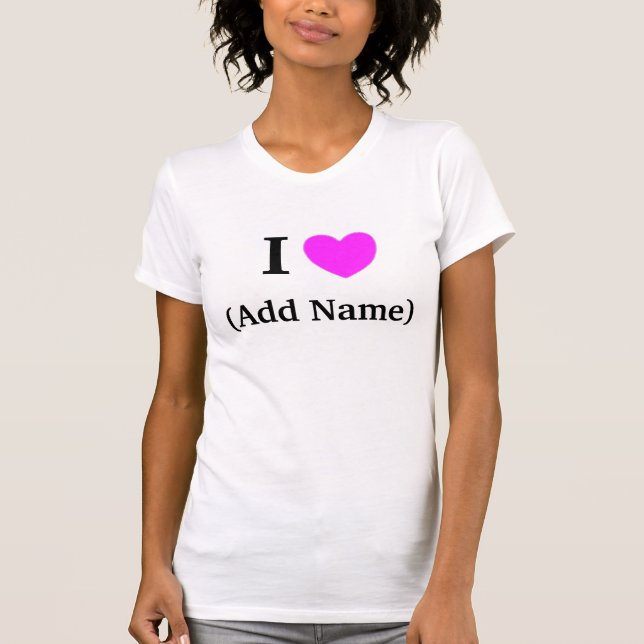 Camiseta Adicione seu T conhecido (customizável) (Frente)