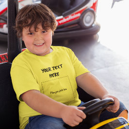 Camiseta Adicione Seu Texto Fotográfico Halloween, Crianças