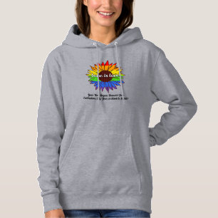 Camiseta Adicione Seu Texto, Rainbow Sunflower Love É Love