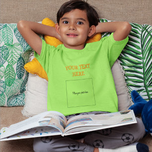 Camiseta Adicione Sua Foto, Cute Any Color Kids-Youth T-Shi