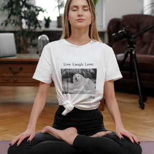 Camiseta Adicione Sua Foto, Roupas Ativas Viva Ria Ame