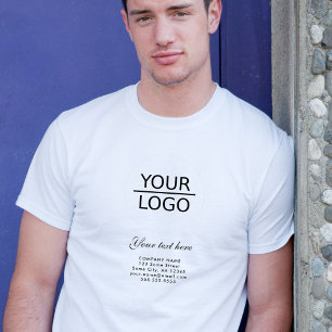 Camiseta Adicione sua Promoção personalizada de texto de 