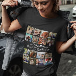 Camiseta Adicione Suas Fotografias e Texto Personalizado<br><div class="desc">Crie sua t-shirt personalizada simplesmente adicionando suas próprias fotos favoritas, edite o filtro de fotos, o estilo da T-shirt e a cor e a fonte ( tamanho, estilo, cor ... ). Super versátil e pode ser usado como tributo memorial, estreia de aniversário, vigília, corrida pela vida, galinha ou qualquer outra...</div>