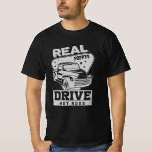 Camiseta Adicione texto de nome Verdadeiro Avô Pop Drive Ho