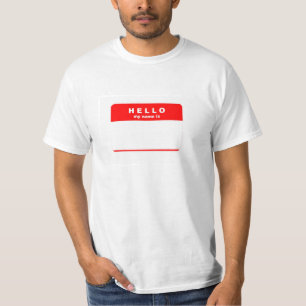 Camiseta Adicione todo o nome