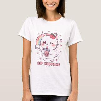 Camiseta Adicione um pouco de doçura ao seu estilo com este