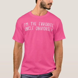 Camiseta adilline Funny Imhe Favorite Uncle Obviously Funny