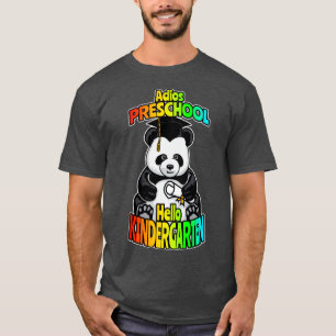 Camiseta Adios Preschocolin Hello Kindergarten Funny Happy 