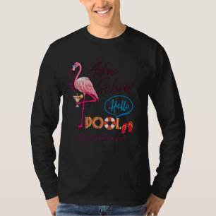 Camiseta Adios School Hello Piscina Summer Flamingo 3º ano