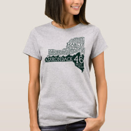 Camiseta Adirondack High Peaks Camisa-T feminina