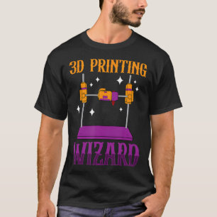 Camiseta Aditivo de Fabricação Divertida Impressão 3D Mágic
