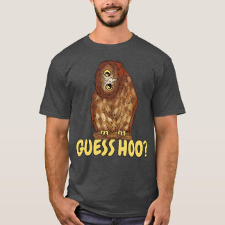 Camiseta Adivinha Hoo Funny Owl