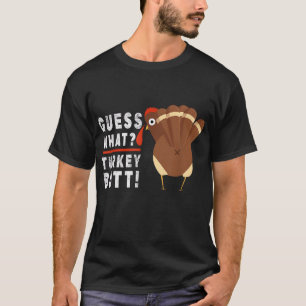 Camiseta Adivinha O Que A Turquia Peregrina Engraçada Ação