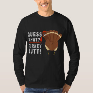 Camiseta Adivinha O Que A Turquia Peregrina Engraçada Ação