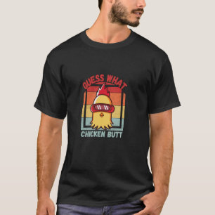 Camiseta Adivinha o que Bunda de frango! Diversão