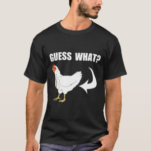 Camiseta Adivinha O Que Bunda De Galinha Adolescente Menino