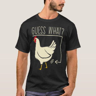 Camiseta Adivinha O Que Bunda De Galinha! Fazenda Bunda De