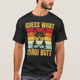Camiseta adivinha que bumbum de corgi