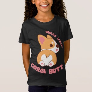 Camiseta Adivinha Que Bumbum De Corgi Engraçado Dava Ao Sob