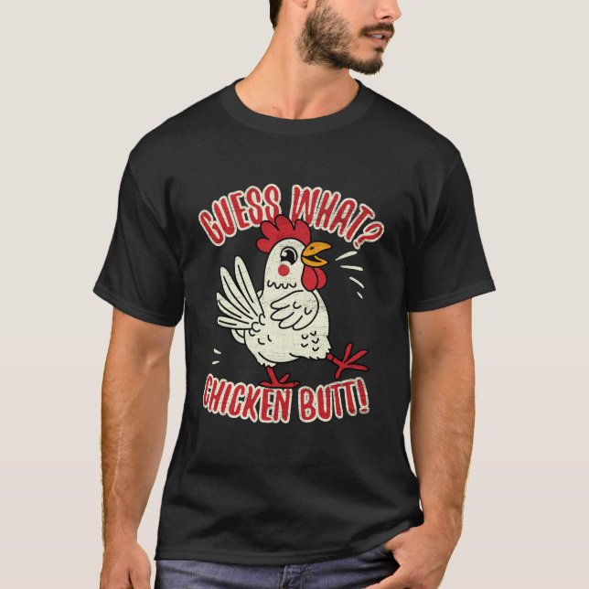 Camiseta Adivinha Que Bumbum De Frango (Frente)