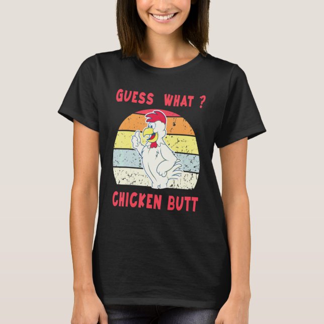 Camiseta Adivinha Que Bumbum De Frango (Frente)