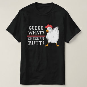 Camiseta adivinha que bumbum de frango