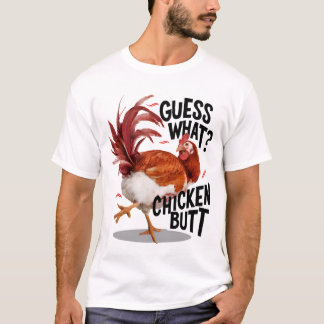 Camiseta Adivinha que bumbum de frango