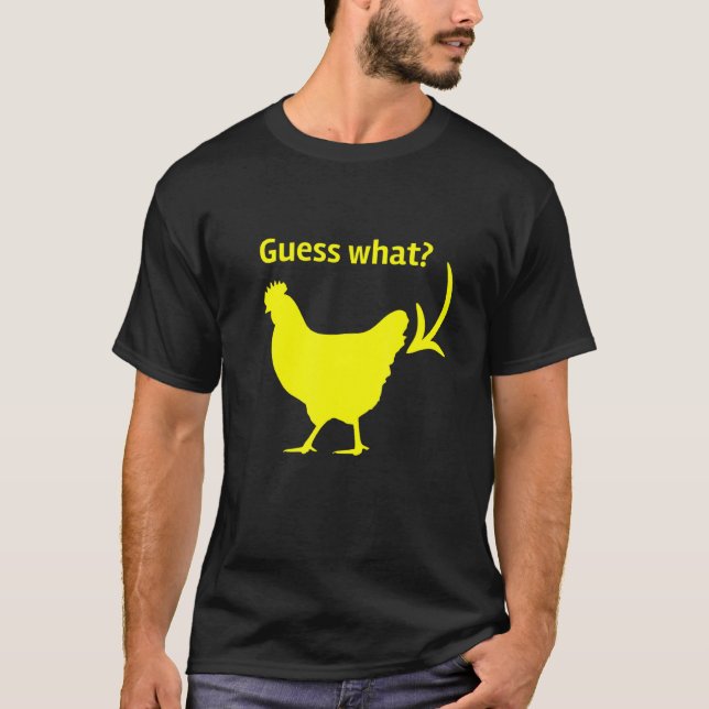 Camiseta Adivinha Que Bumbum De Frango (Frente)
