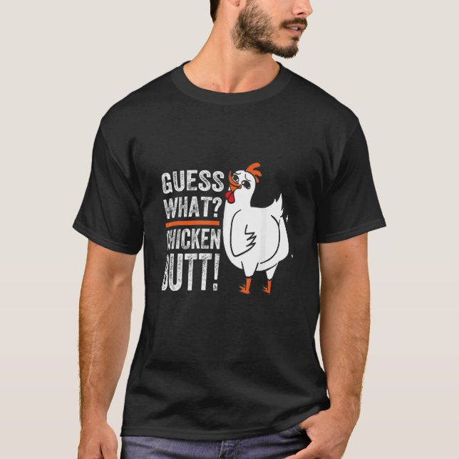 Camiseta Adivinha Que Bumbum De Frango (Frente)