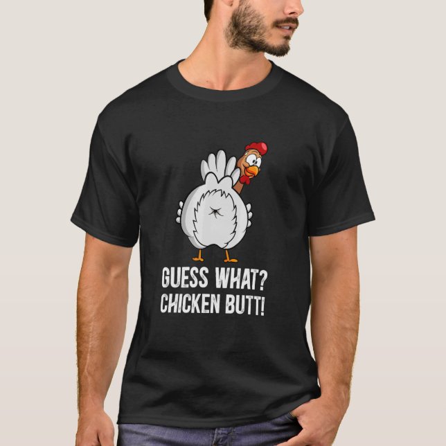 Camiseta Adivinha Que Bumbum De Frango (Frente)
