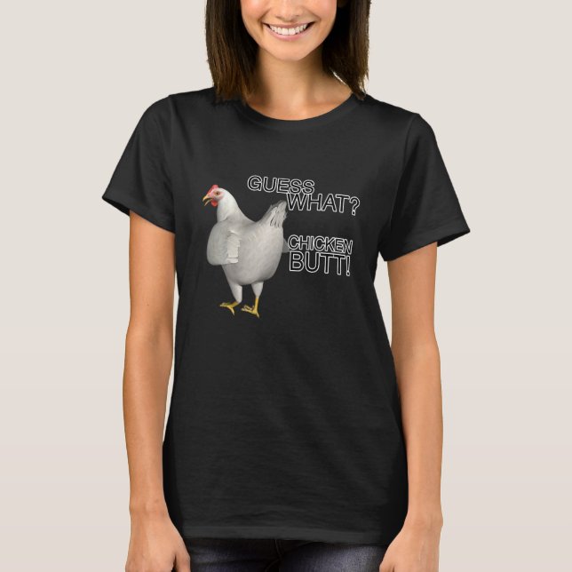 Camiseta Adivinha Que Bumbum De Frango (Frente)