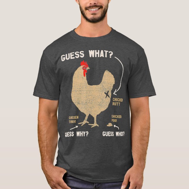 Camiseta Adivinha Que Bumbum De Frango Adivinha Por Que Cox (Frente)