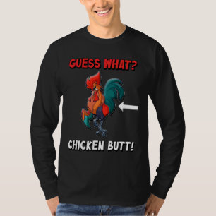 Camiseta Adivinha Que Bumbum De Frango Adorável 85