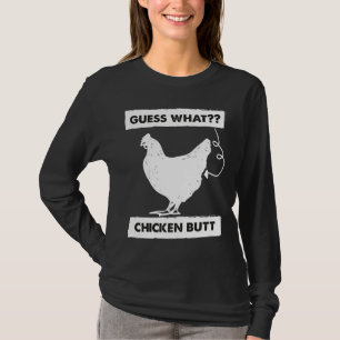 Camiseta Adivinha Que Bumbum De Frango Branco?