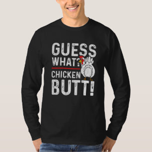 Camiseta Adivinha Que Bumbum De Frango Branco
