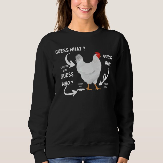 Camiseta Adivinha Que Bumbum De Frango, Engraçado Prato (Frente)