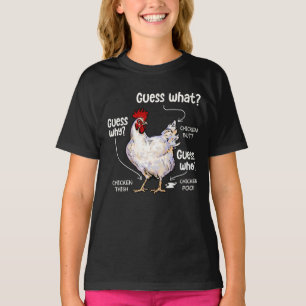 Camiseta Adivinha Que Bumbum De Frango, Engraçado Prato