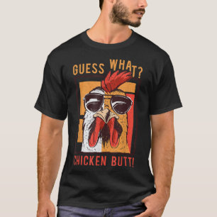 Camiseta Adivinha Que Bumbum De Frango! Pai EngraçadoIrmãos