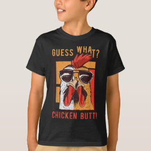 Camiseta Adivinha Que Bumbum De Frango! Pai EngraçadoIrmãos